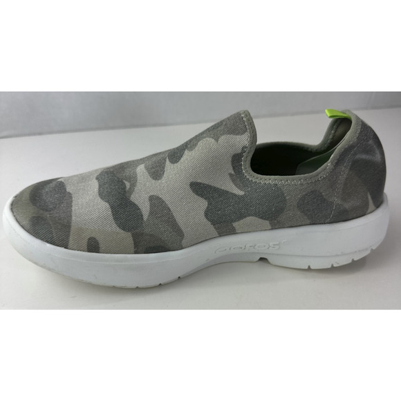 Oofos Women's Oomg Eezee Green Camo Recovery Slip On Comfort Shoes Low Size 9 - Picture 4 of 13